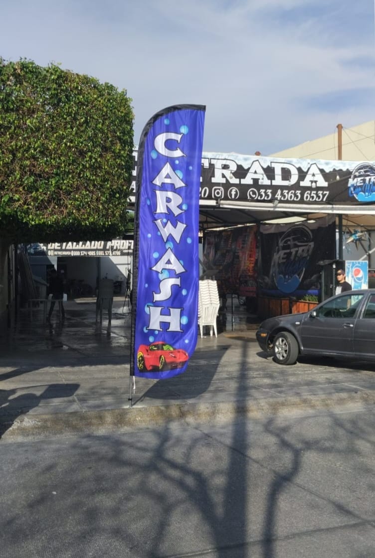 Car Wash Azul (4 mts x 95cm)